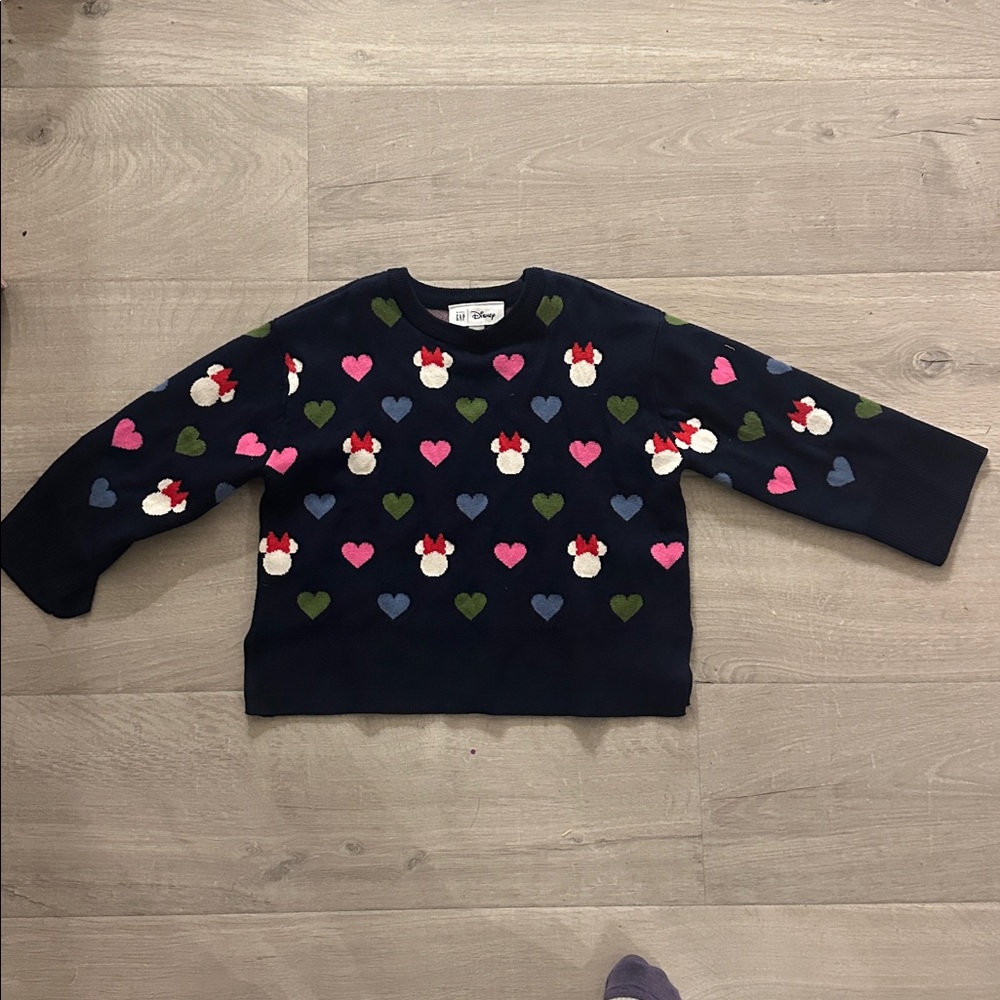 Girls Disney Baby Gap Minnie Mouse sweater size 5